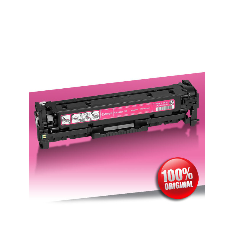 Toner Canon 718 CRG LBP 7200 MAGENTA Oryginalny 2900str