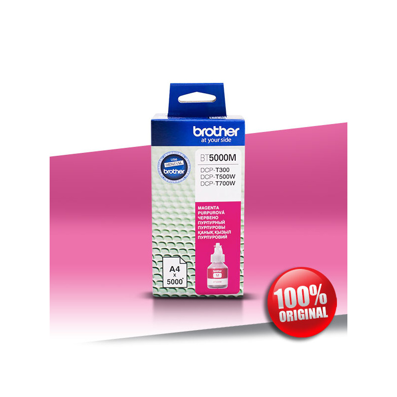 Tusz Brother 5000 BT MAGENTA 5000str