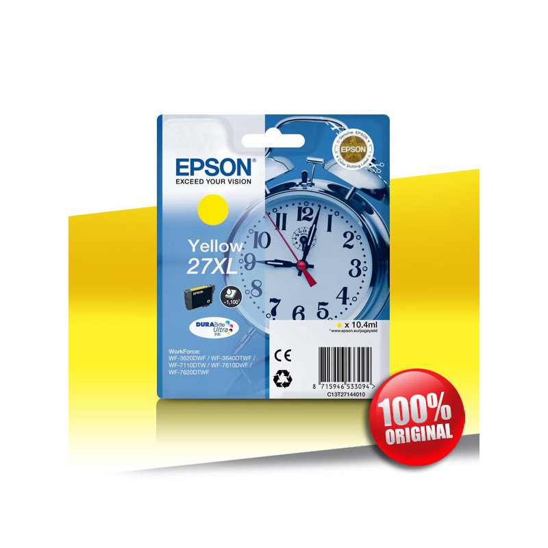 Tusz Epson 3620 WF XL (T2714) YELLOW 10.4ml