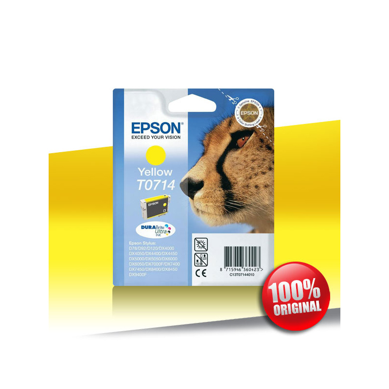 Tusz Epson 78 D (T0714) YELLOW 5,5ml