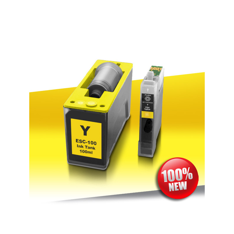 Tusz Epson 125 (T1284) SX YELLOW Eprom AutoReset+100 ml