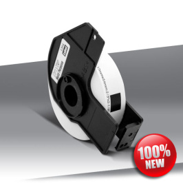 Taśma Brother DK-11204 BLACK on WHITE 24inks 400szt (17x54mm