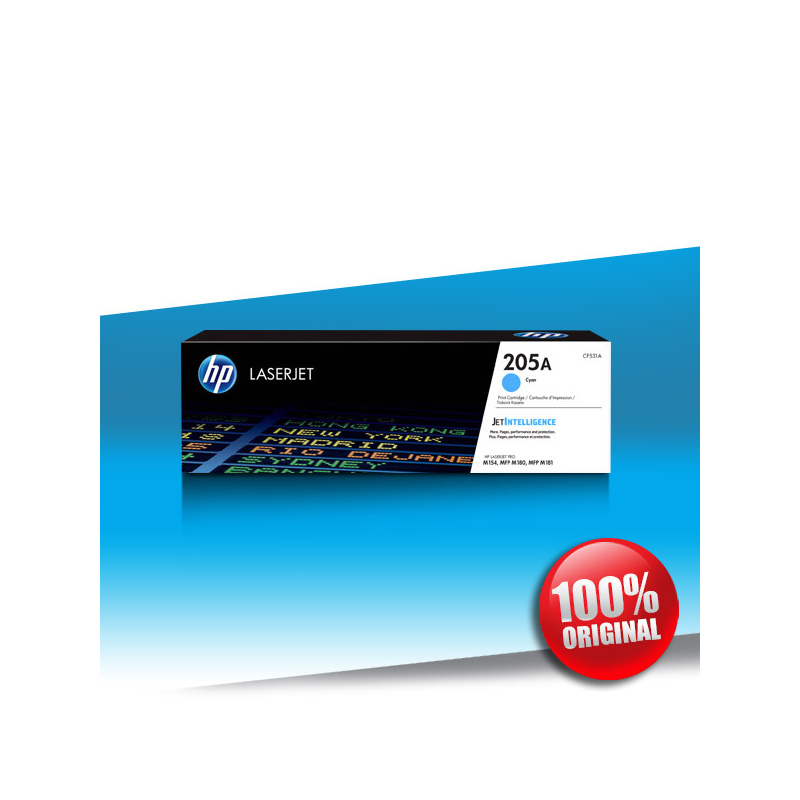 Toner HP 205A (180/181) PRO M CLJ CYAN Orginalny 0,9K