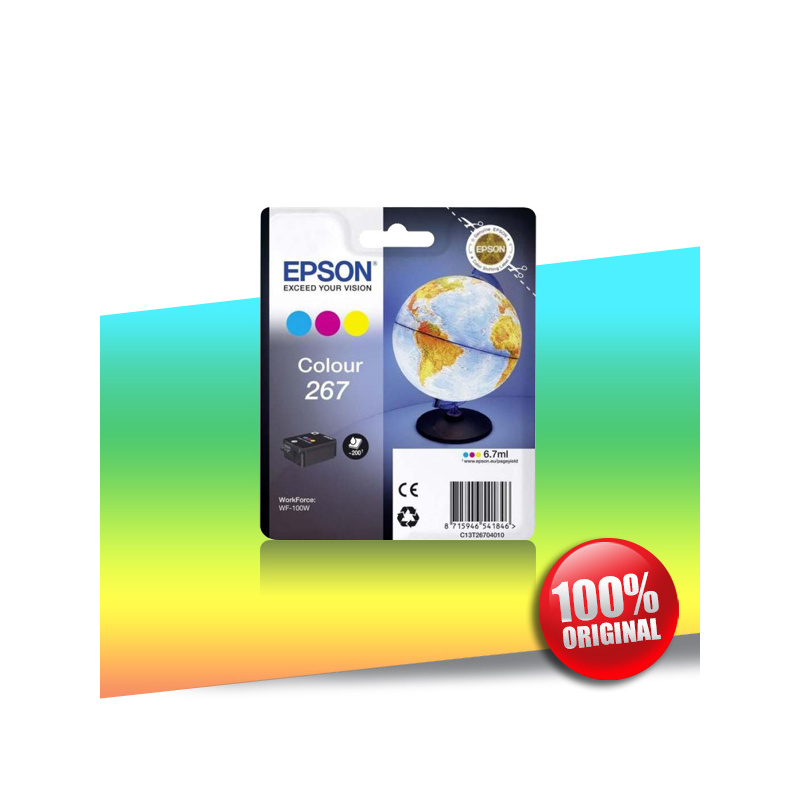Tusz Epson 100 (T267) WF KOLOR XL 6,7ml
