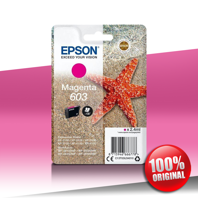 Tusz Epson 2100 XP (603) MAGENTA 2,4ml
