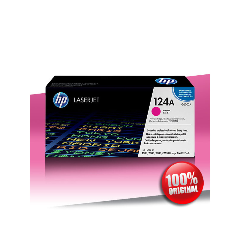 Toner HP 124A (2600) CLJ MAGENTA Oryginalny 2K