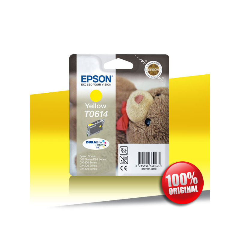 Tusz Epson 68 D (T0614) YELLOW 8ml Tusz Epson 68 D (T0614) YELLOW 8ml