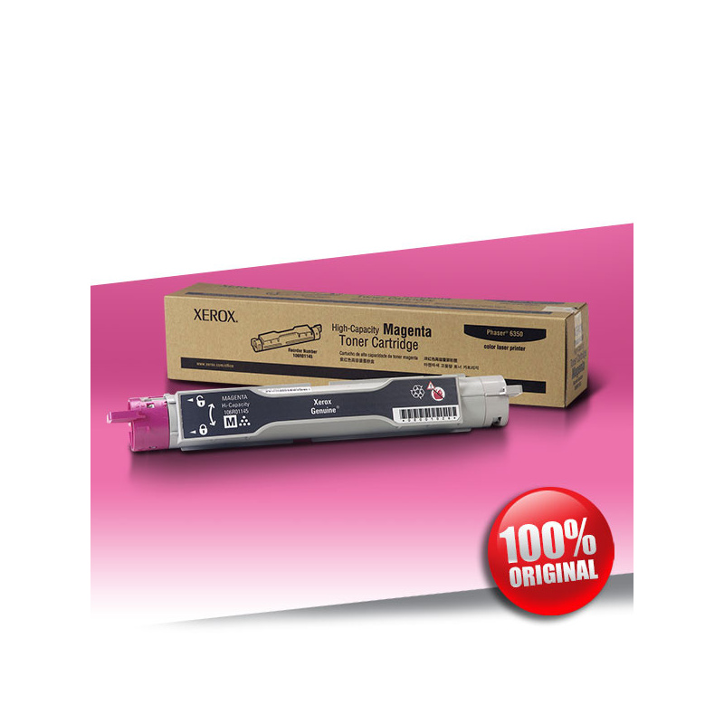 Toner Xerox 6350 Phaser MAGENTA Oryginalny 10000str Toner Xerox 6350 Phaser MAGENTA Oryginalny 10000str