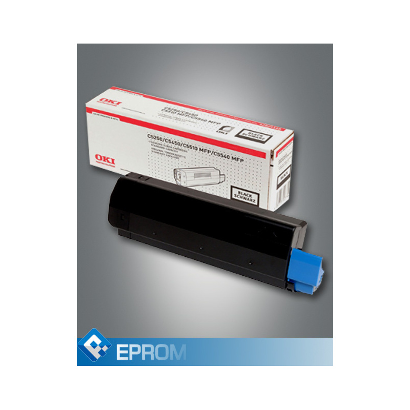 Toner OKI 5250/5450 C BLACK Oryginalny 3000str