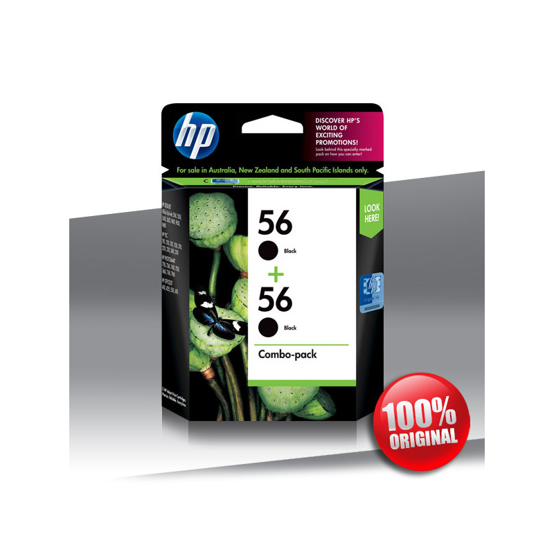 Tusz HP 2 x 56 BLACK 2x19ml Tusz HP 2 x 56 BLACK 2x19ml