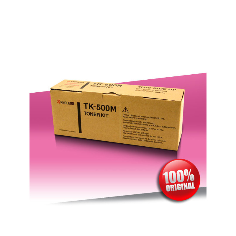 Toner Kyocera TK-500 (FS-C5016N) MAGENTA Oryginalny 8000str Toner Kyocera TK-500 (FS-C5016N) MAGENTA Oryginalny 8000str