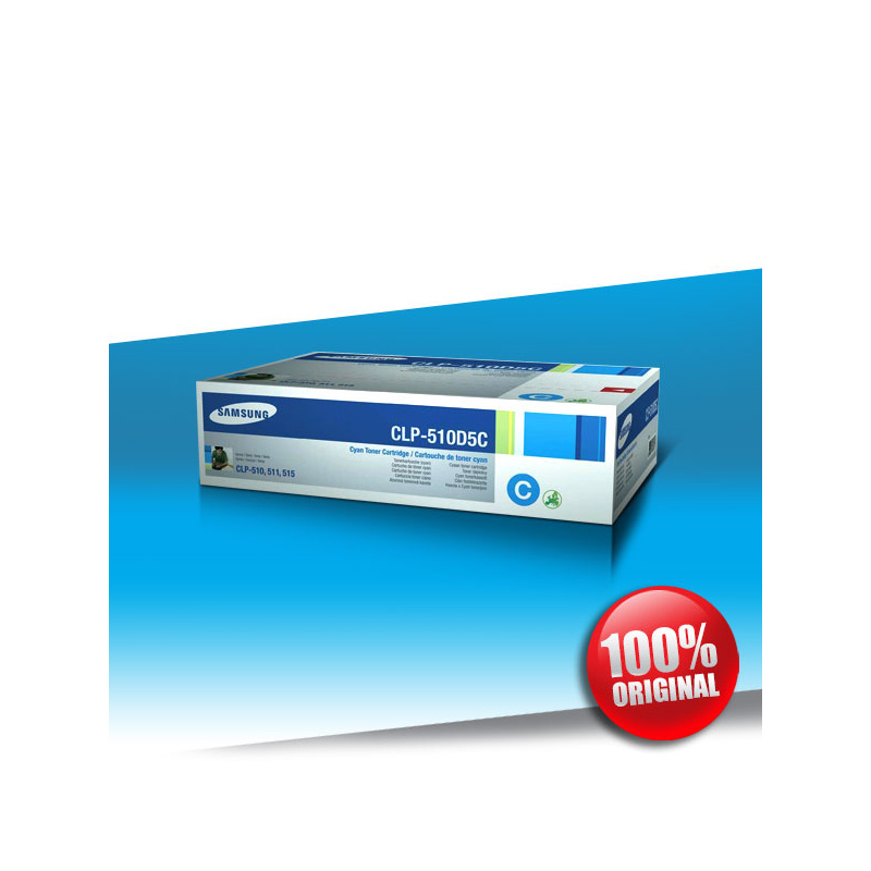 Toner Samsung 510 CLP CYAN Oryginalny 5000str Toner Samsung 510 CLP CYAN Oryginalny 5000str