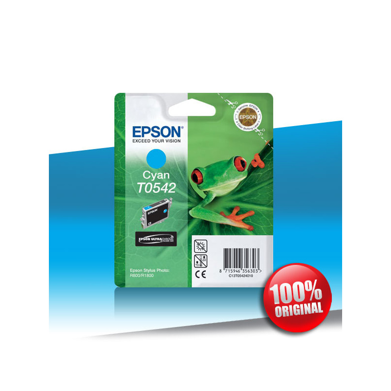 Tusz Epson 800 SPh R (T0542) CYAN 13ml Tusz Epson 800 SPh R (T0542) CYAN 13ml