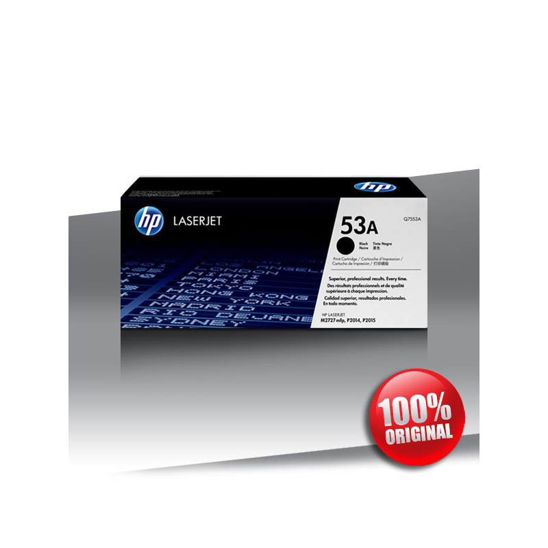 Toner HP 53A (P2015) LJ Oryginalny 3000str Toner HP 53A (P2015) LJ Oryginalny 3000str
