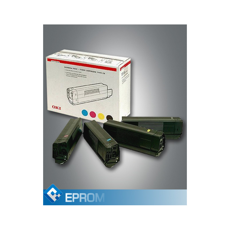 Toner OKI 51- 54 C (C,M,Y,K) Oryginalny 5000str