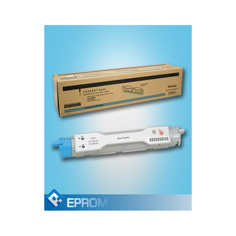 Toner Xerox 6200 Phaser CYAN Oryginalny 3000str Toner Xerox 6200 Phaser CYAN Oryginalny 3000str