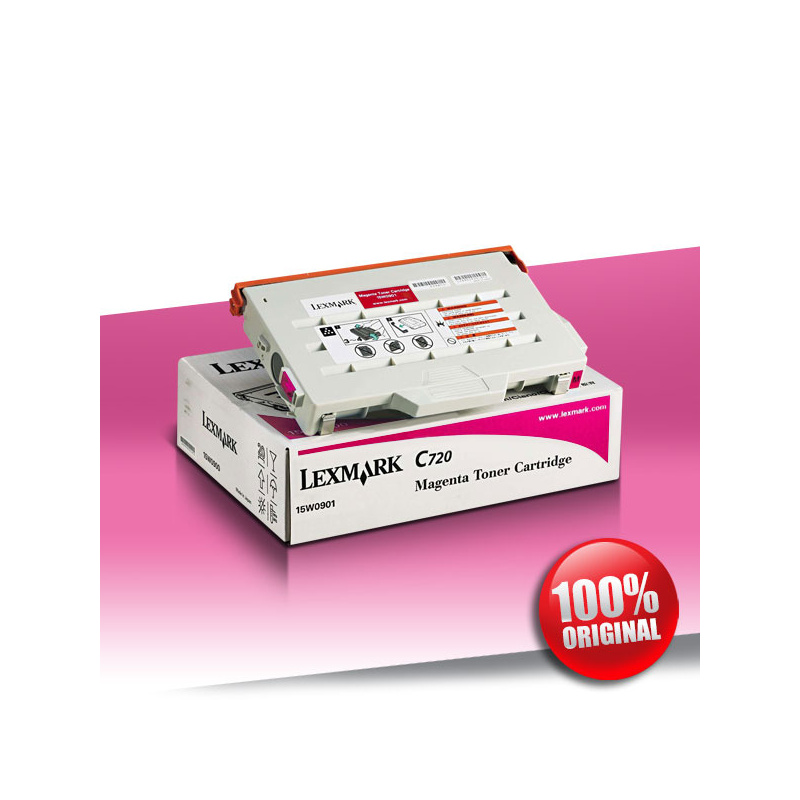 Toner Lexmark C720 MAGENTA Oryginalny 7200str