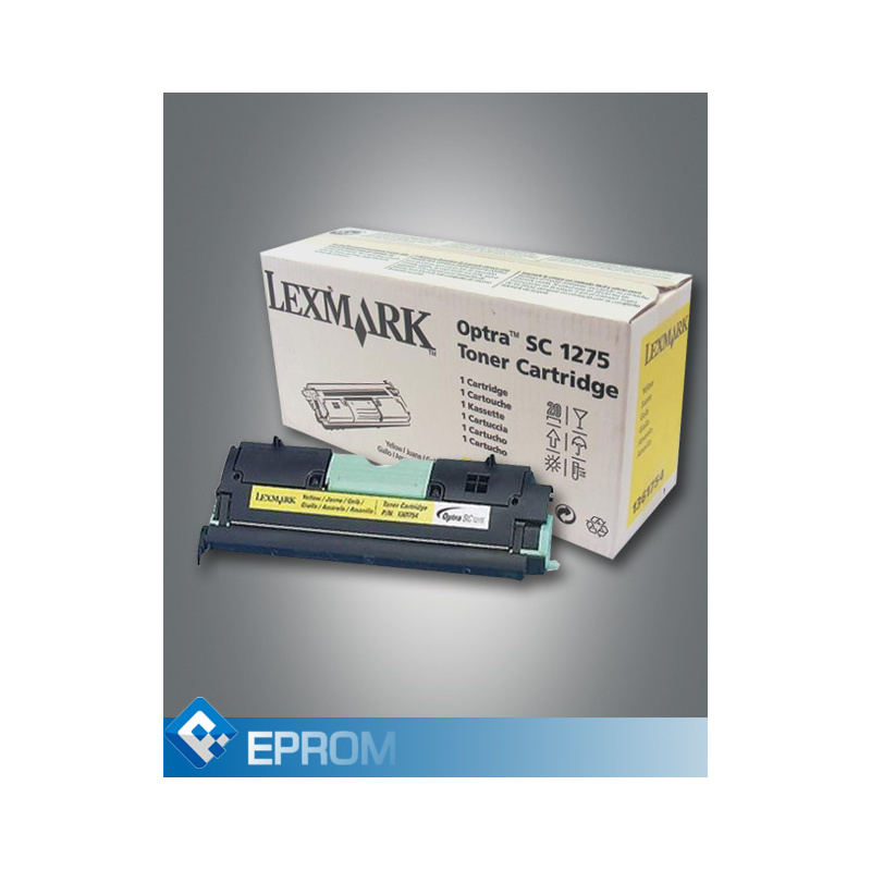 Toner Lexmark SC 1275 Optra YELLOW Oryginalny 3500str Toner Lexmark SC 1275 Optra YELLOW Oryginalny 3500str