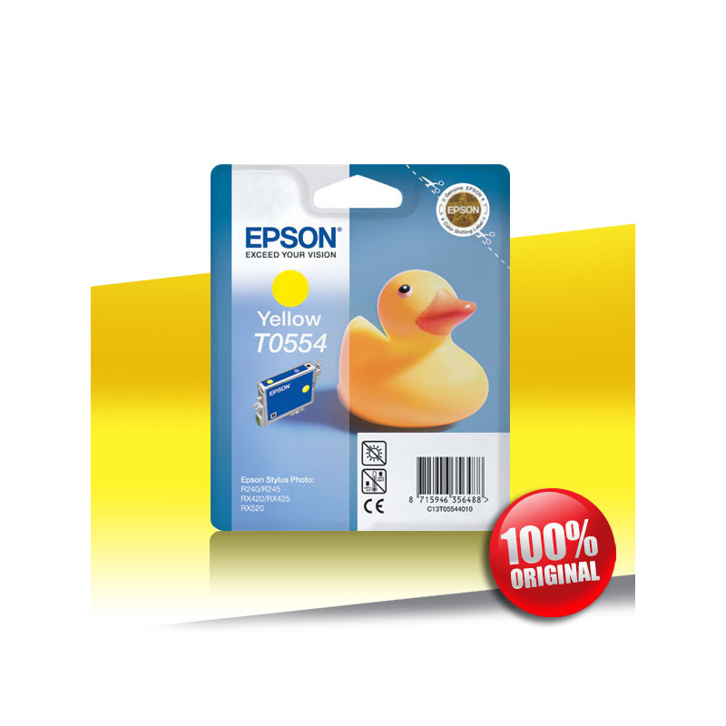 Tusz Epson 420 SPh RX (T0554) YELLOW 8ml Tusz Epson 420 SPh RX (T0554) YELLOW 8ml