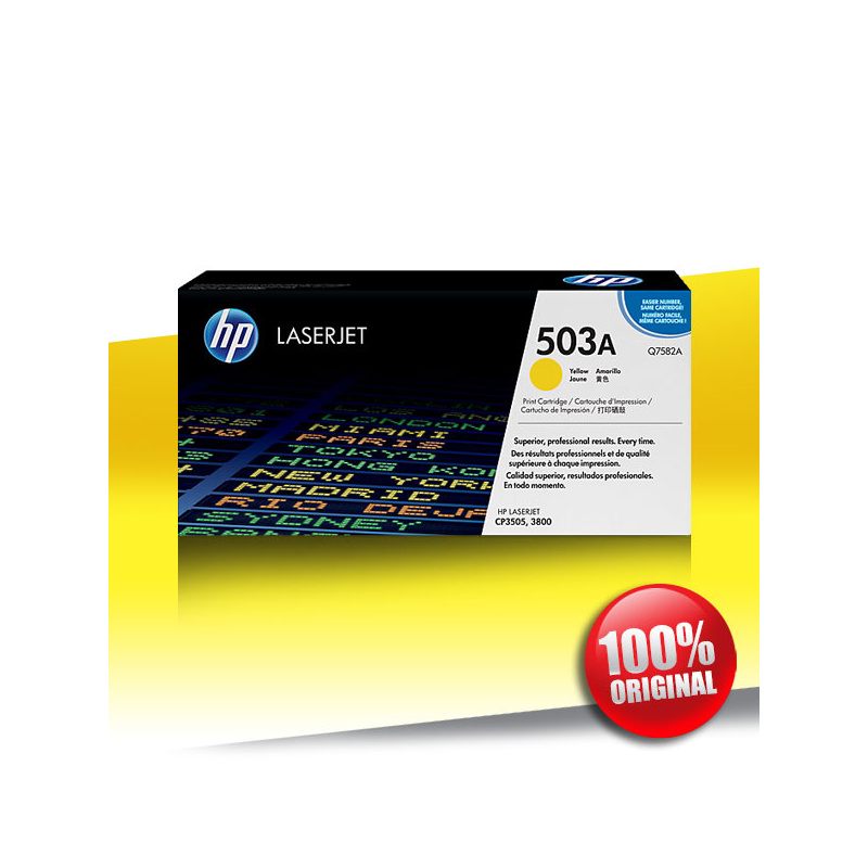 Toner HP 3800 CLJ YELLOW Oryginalny 6000str