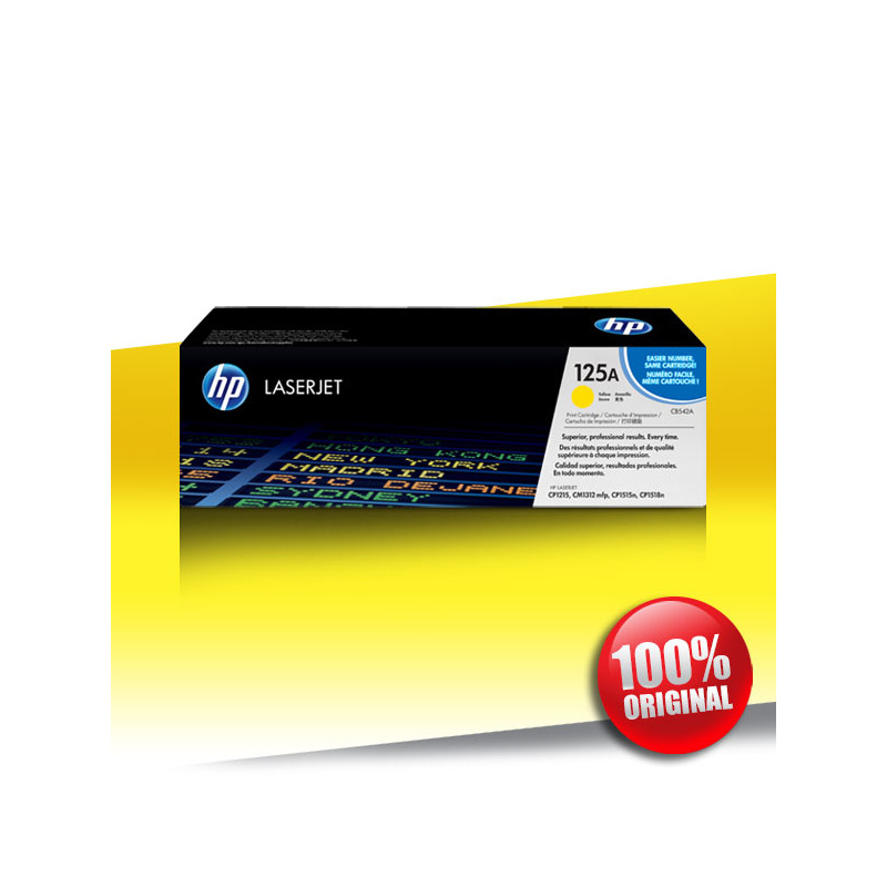Toner HP 1215 (CB542A) CP CLJ YELLOW Oryginalny 1400str