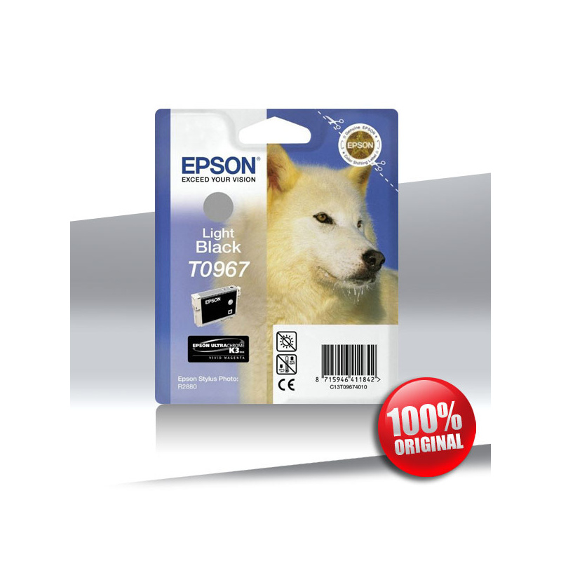 Tusz Epson 2880 SPh R (T0967) LIGHT BLACK 11,4ml