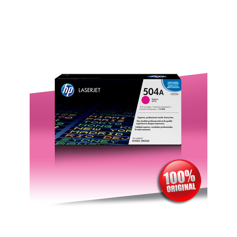 Toner HP 504A (3520) CP CLJ MAGENTA Oryginalny 7K Toner HP 504A (3520) CP CLJ MAGENTA Oryginalny 7K