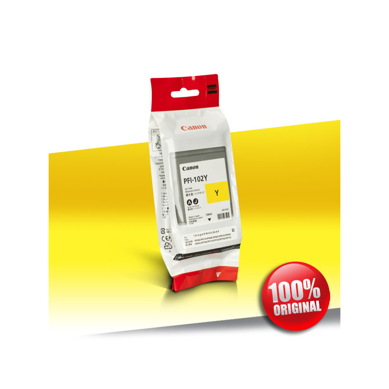 Tusz Canon 102 PFI YELLOW 130ml Tusz Canon 102 PFI YELLOW 130ml