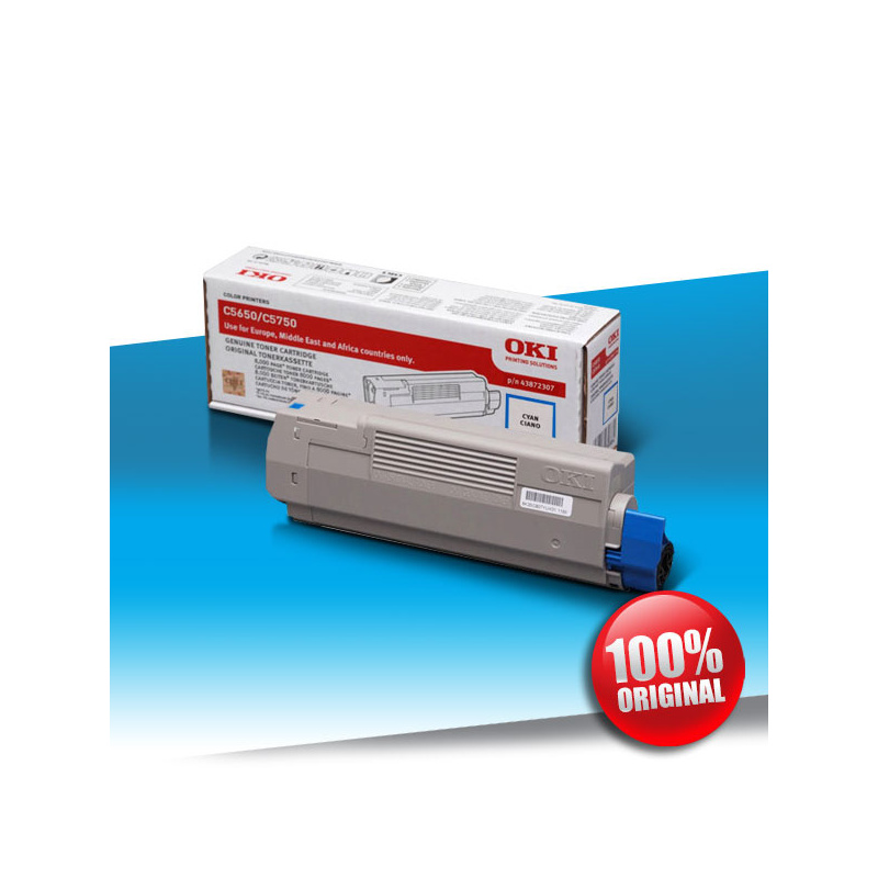 Toner OKI 5650/5750 C CYAN Oryginalny 2000str Toner OKI 5650/5750 C CYAN Oryginalny 2000str