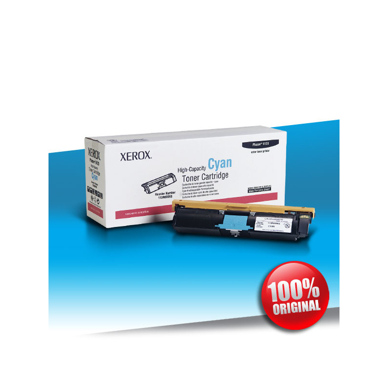 Toner Xerox 6120 Phaser CYAN Oryginalny 4500str Toner Xerox 6120 Phaser CYAN Oryginalny 4500str