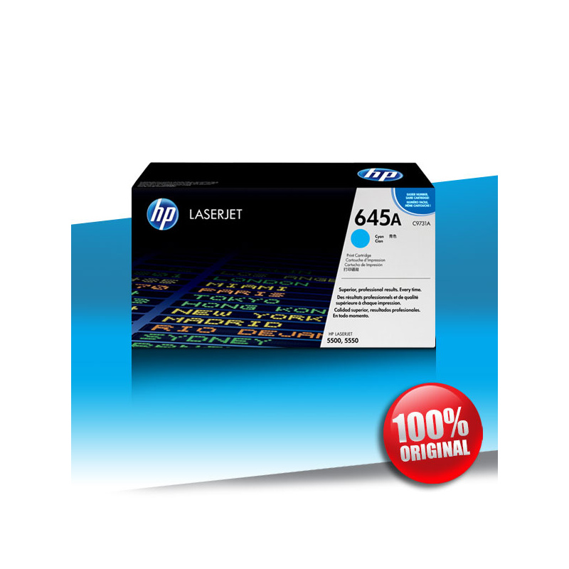 Toner HP 5500 CLJ CYAN Oryginalny 12000str