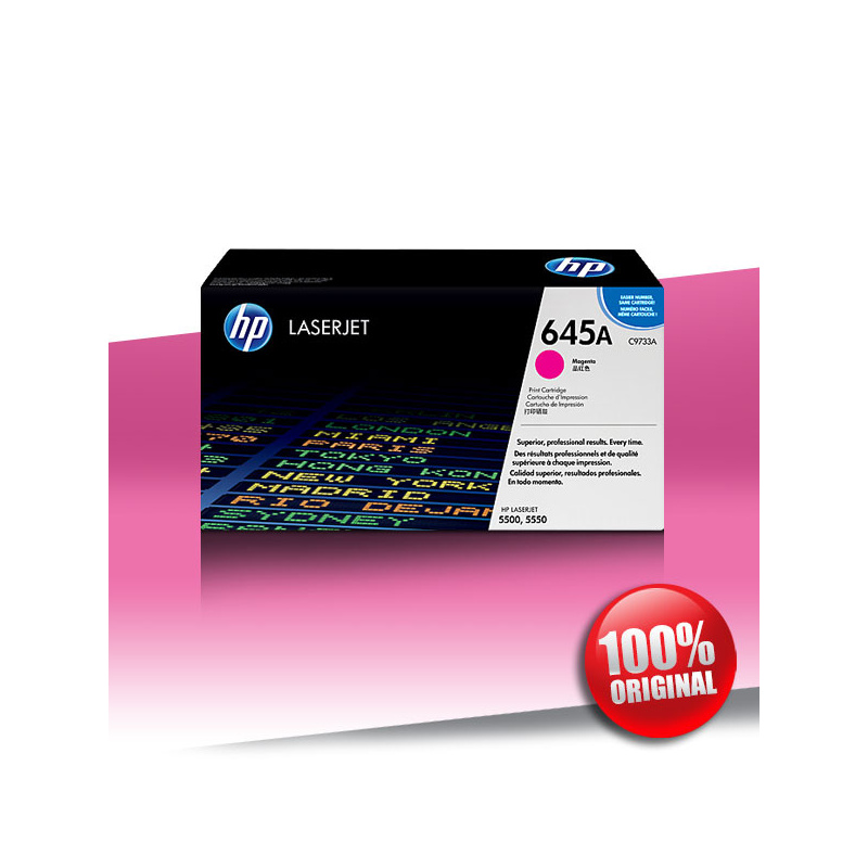 Toner HP 645A (5500) CLJ MAGENTA Oryginalny 12K Toner HP 645A (5500) CLJ MAGENTA Oryginalny 12K