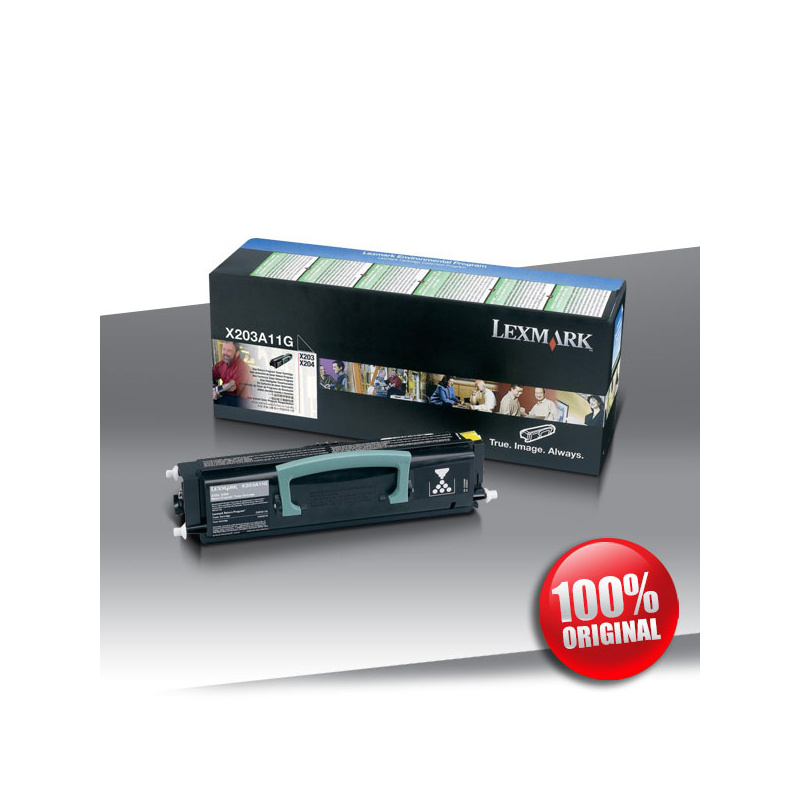Toner Lexmark X-203/204 Oryginalny 2500str Toner Lexmark X-203/204 Oryginalny 2500str