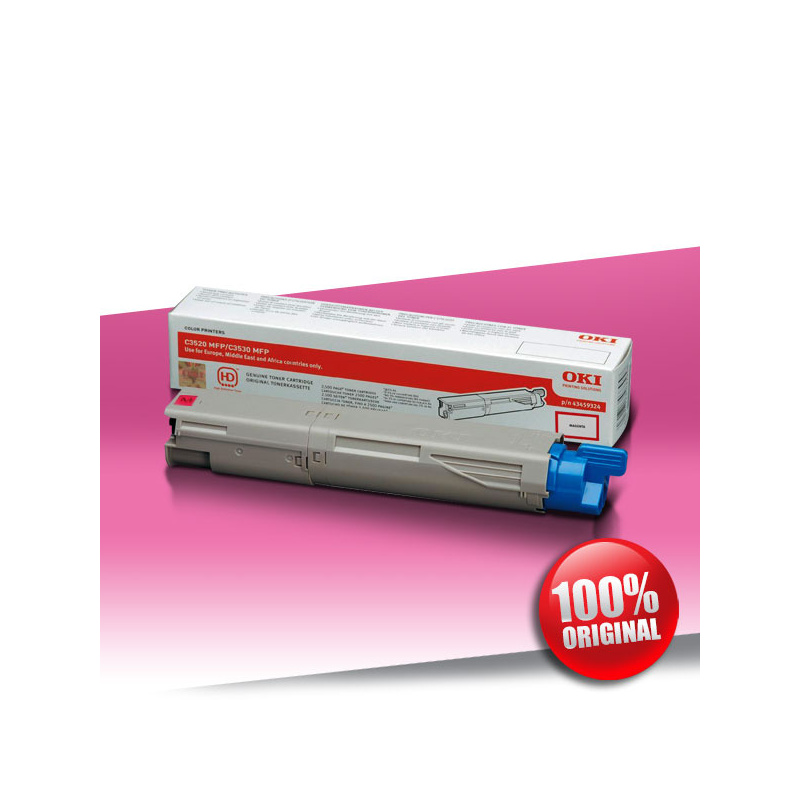 Toner OKI 3520/3530 C MAGENTA Oryginalny 2500str Toner OKI 3520/3530 C MAGENTA Oryginalny 2500str