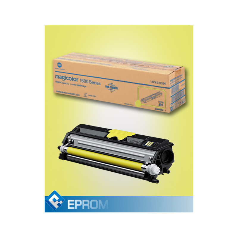 Toner Konica Minolta 1600W MC YELLOW Oryginalny 2500str Toner Konica Minolta 1600W MC YELLOW Oryginalny 2500str