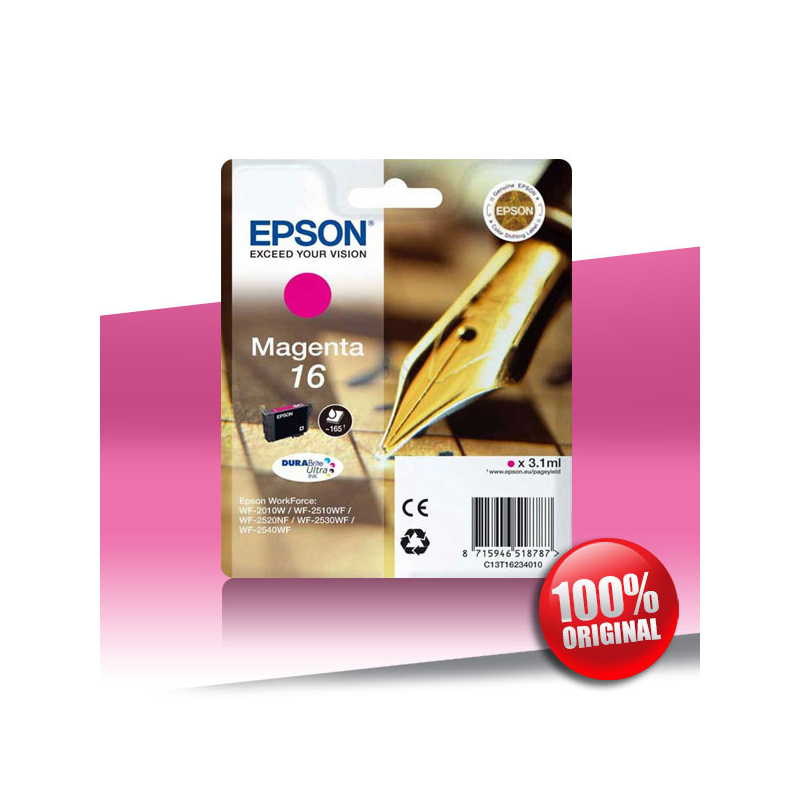Tusz Epson 2010 WF (T1623) MAGENTA 3,1ml