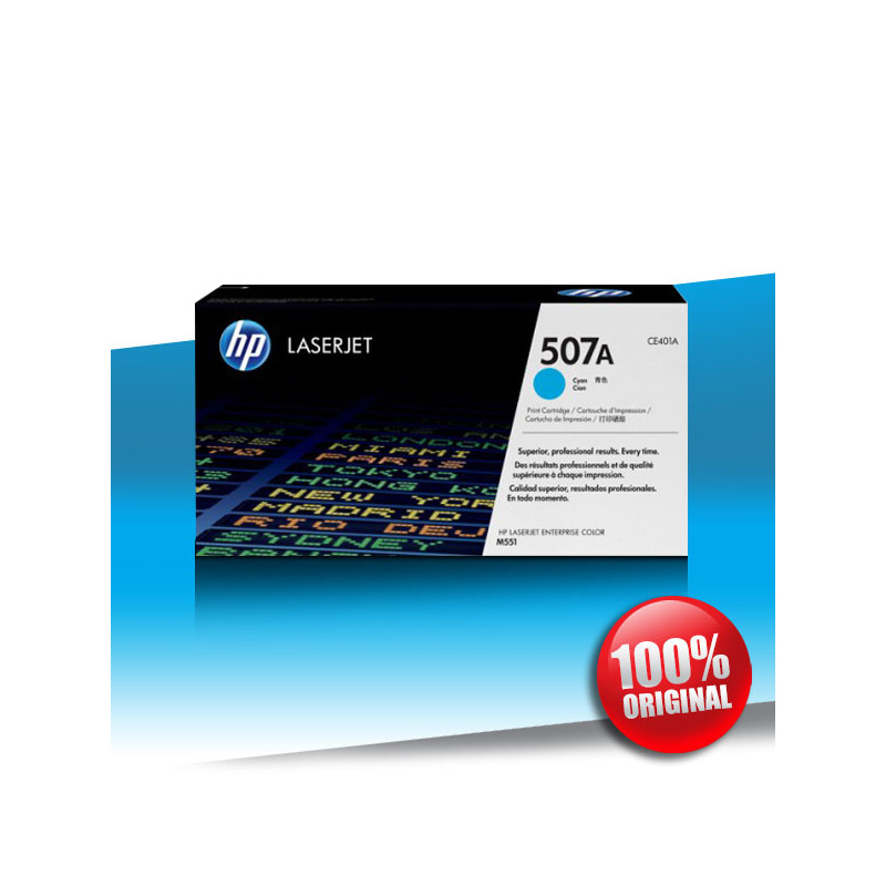 Toner HP 507A (551/575) ENTERP. M CLJ CYAN Oryginalny 6K