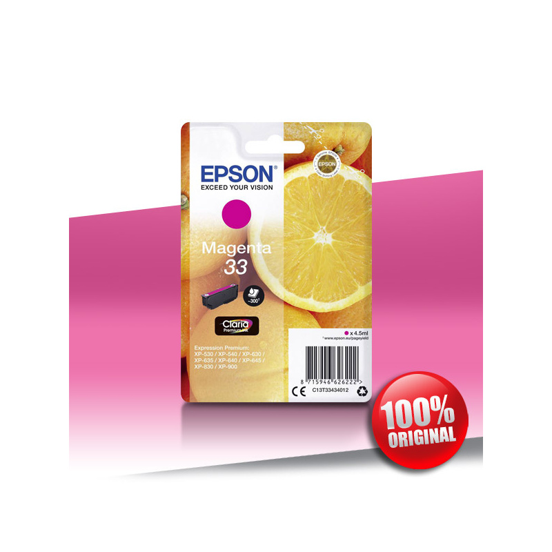 Tusz Epson 530 (T3343) XP MAGENTA 4,5ml