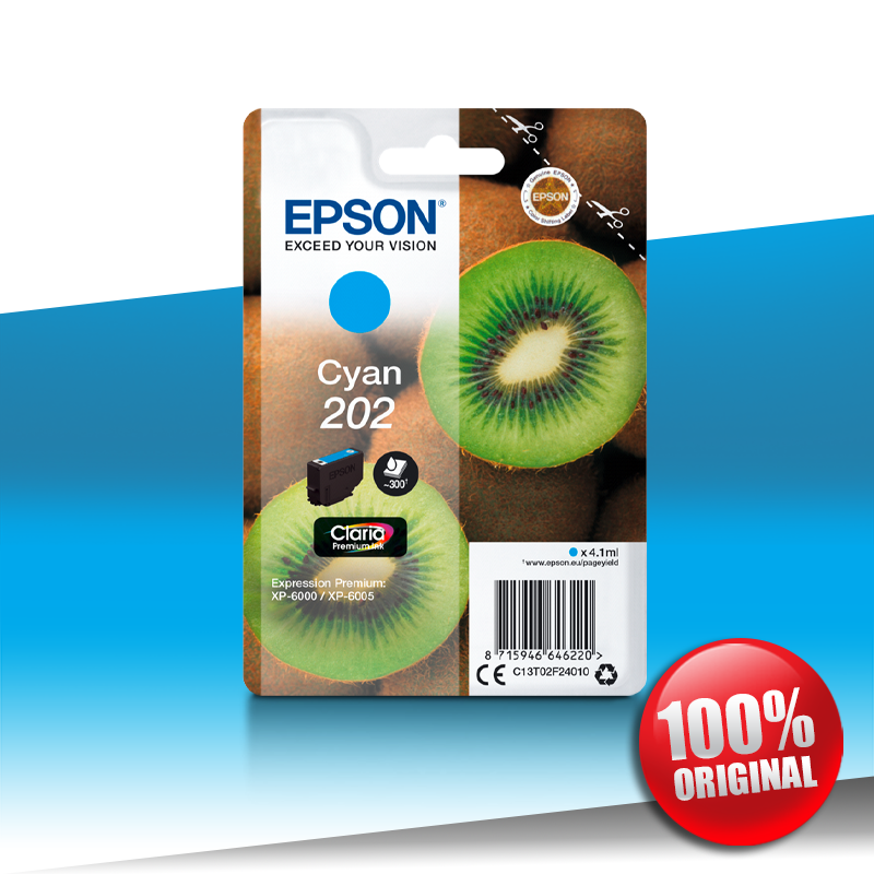 Tusz Epson 6000 XP (202) CYAN 4,1ml