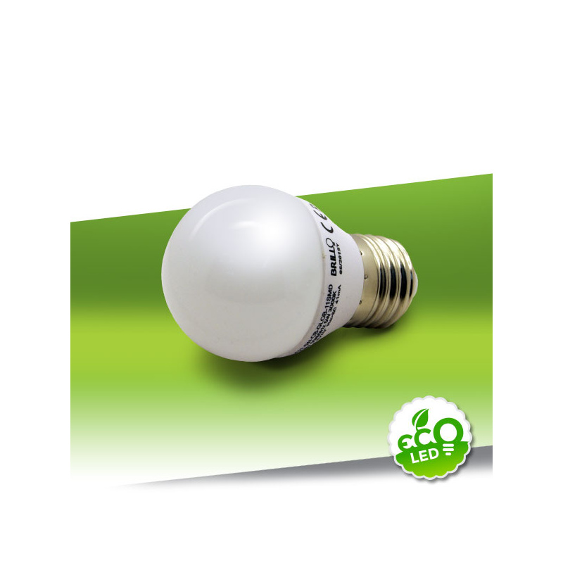 ŻARÓWKA LED E27/G45-5W CIEPŁA BIAŁA 11LED 2835SMD PIKO