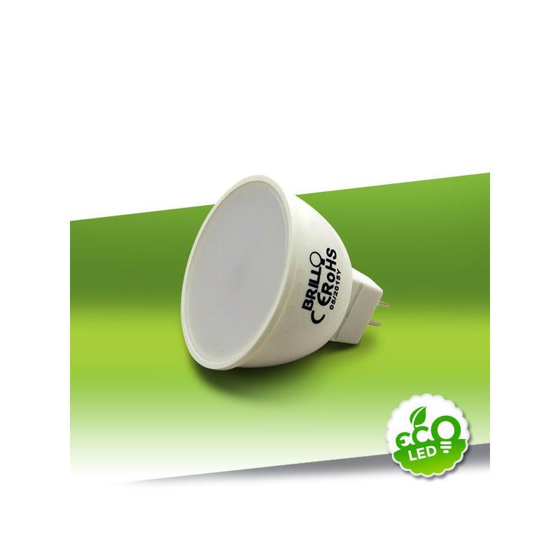 ŻARÓWKA LED MR16 6W CIEPŁA BIAŁA 12LED 2835SMD PIKO