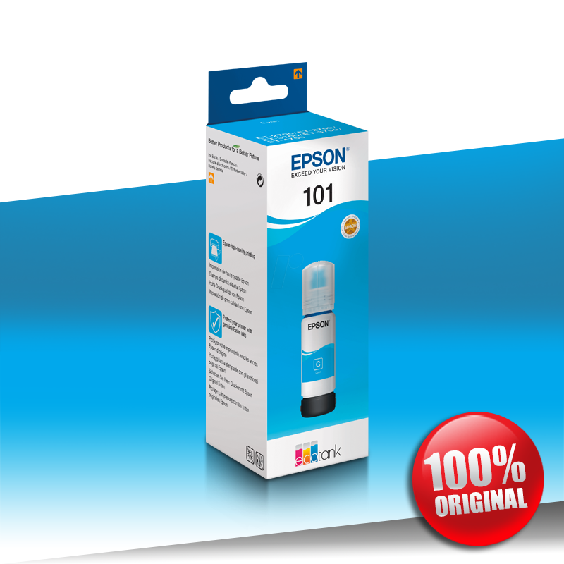 Tusz Epson 6160 L (101) CYAN 70ml Tusz Epson 6160 L (101) CYAN 70ml