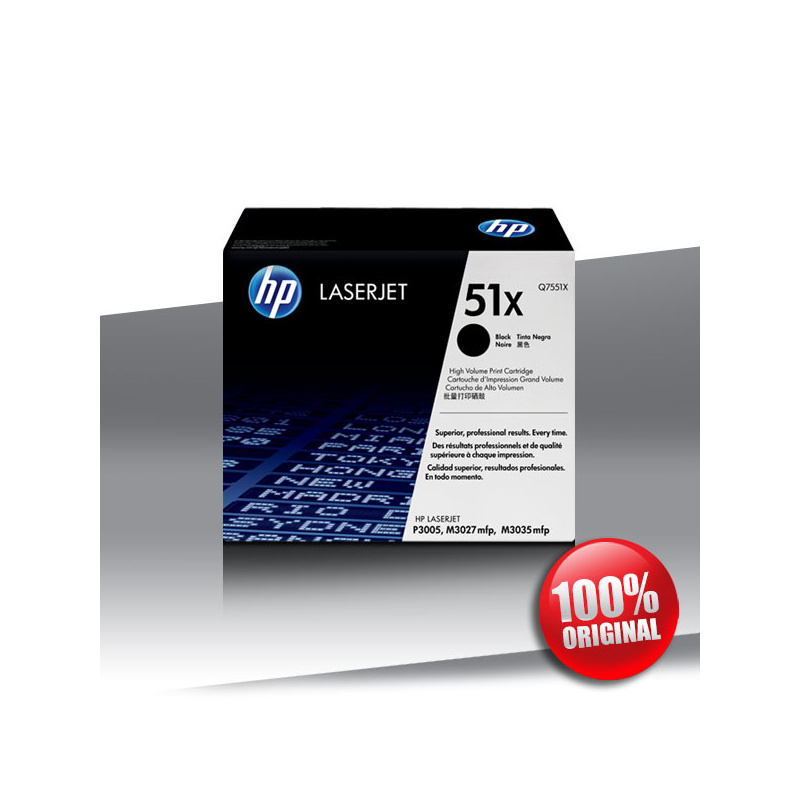 Toner HP 51X (P3005/M3027) LJ Oryginalny 13000str