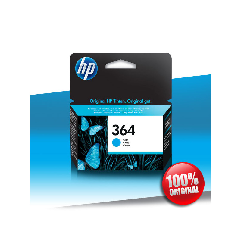 Tusz HP 364 CYAN 3ml Tusz HP 364 CYAN 3ml
