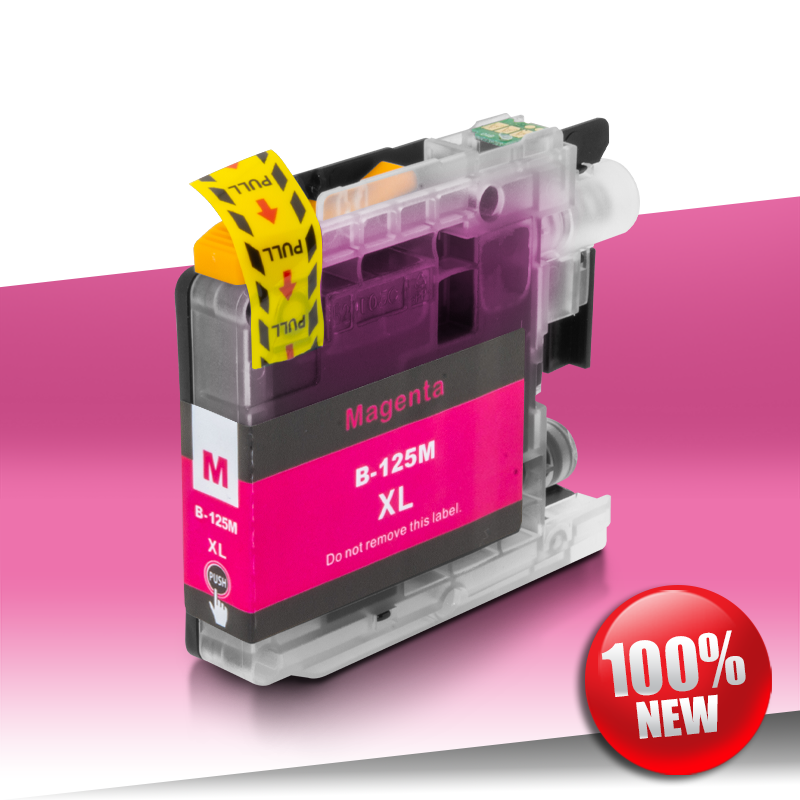 Tusz Brother 125 LC XL MAGENTA 15ml eco