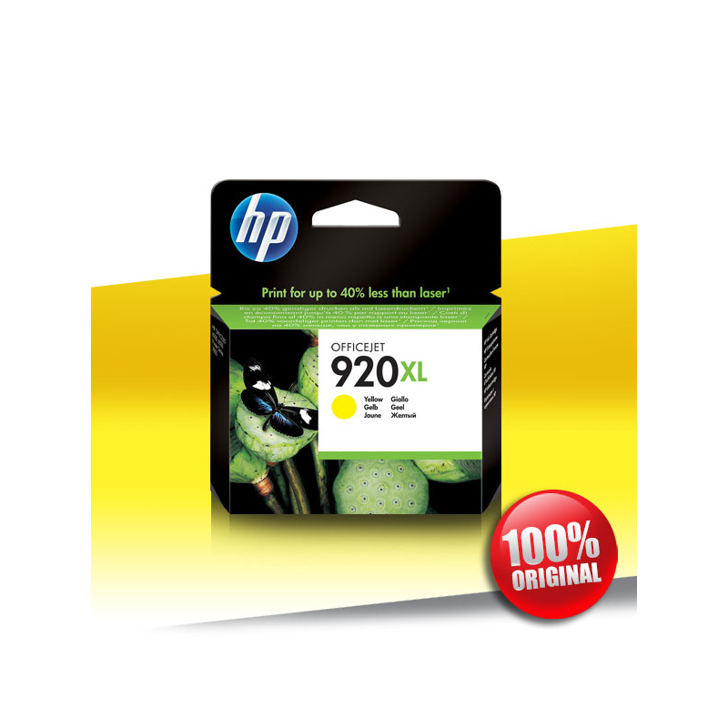 Tusz HP 920 XL YELLOW 6ml Tusz HP 920 XL YELLOW 6ml