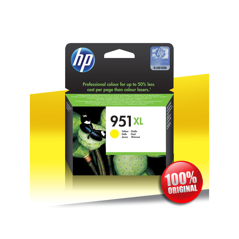 Tusz HP 951 XL YELLOW 25ml Tusz HP 951 XL YELLOW 25ml