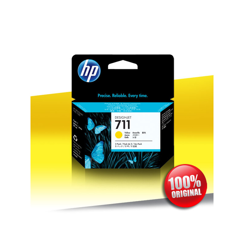 Tusz HP 711 YELLOW 29ml