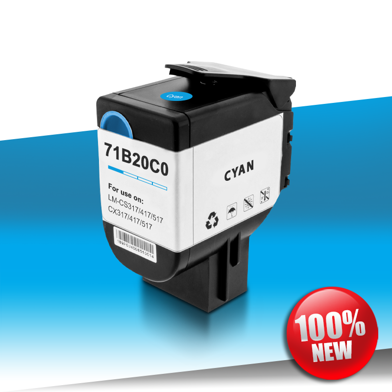 Toner Lexmark CS317/CX517 CYAN 2,3K 24inks