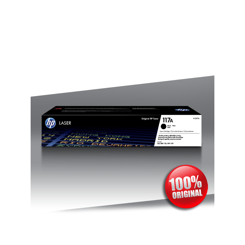 Toner HP 117A (150/179) CLJ BLACK Oryginalny 1K
